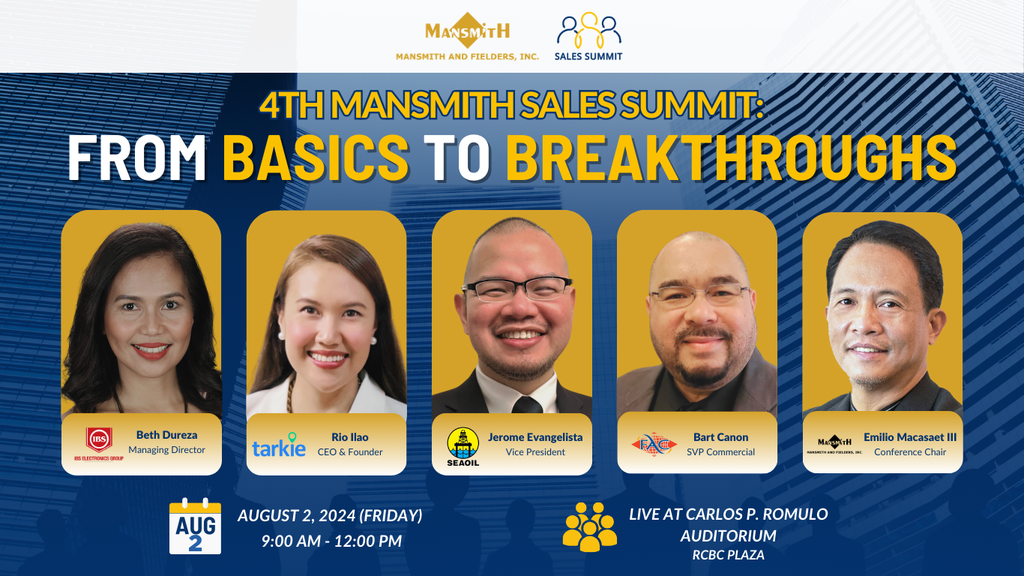 4th Mansmith Sales Summit